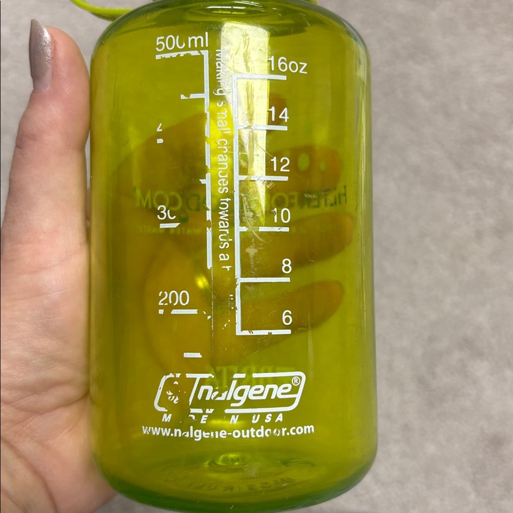 Nalgene x Brita Lime Green Hydration Bottle - Picture 2 of 5